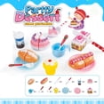 thumbnail image 4 of A Fruity Cake Slices Toy Pretend Play Kitchen Set With Interactive Design For Kids Role Play Educational Toy 21X21X10 Inches, 4 of 6