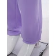 thumbnail image 6 of Haitryli Big Girls Long Sleeve Cropped Hoodie Sleeveless Tank Tops with Sweatpants Set 3 Piece Workout Clothes Set Purple 4-5, 6 of 7