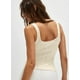 thumbnail image 5 of Camiseta sin mangas Neweek de punto acanalado acanalado con botones en la parte delantera, 5 of 6