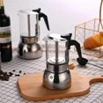 thumbnail image 4 of 300ml Espresso Maker, Stainless Steel Moka Pot, 4 of 5