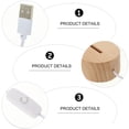 thumbnail image 5 of HINTRMENT Display Light Base Household Light Base Warm Yellow 1Pack General Users Office Table Decoration, 5 of 5