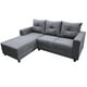 thumbnail image 3 of Sala Esquinera El Bazar Store Demeter Gris plata 210x160 cm, Tela Lino nacional, Modular, Love seat, chaise, 3 of 5