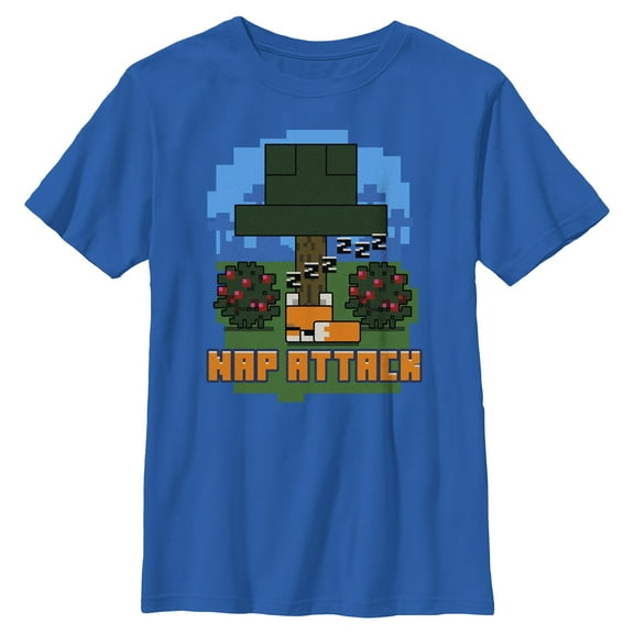 Boys Minecraft Nap Attack T Shirt