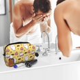 thumbnail image 5 of Goofa Rabbit Hunger Printed Toiletry Bag with Handle,Large Capacity Travel Makeup Cosmetic Bag for Women, Carry on Airport Airline Compliant Bag, 5 of 9