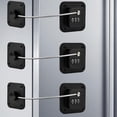 thumbnail image 1 of Fridge Lock Locilot, paquete de 3 unidades, para niños y adultos (negro), 1 of 8