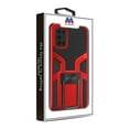 thumbnail image 3 of MyBat Hybrid Protector Case (with Ring Stand) Compatible With Samsung Galaxy A02s - Red / Black, 3 of 10