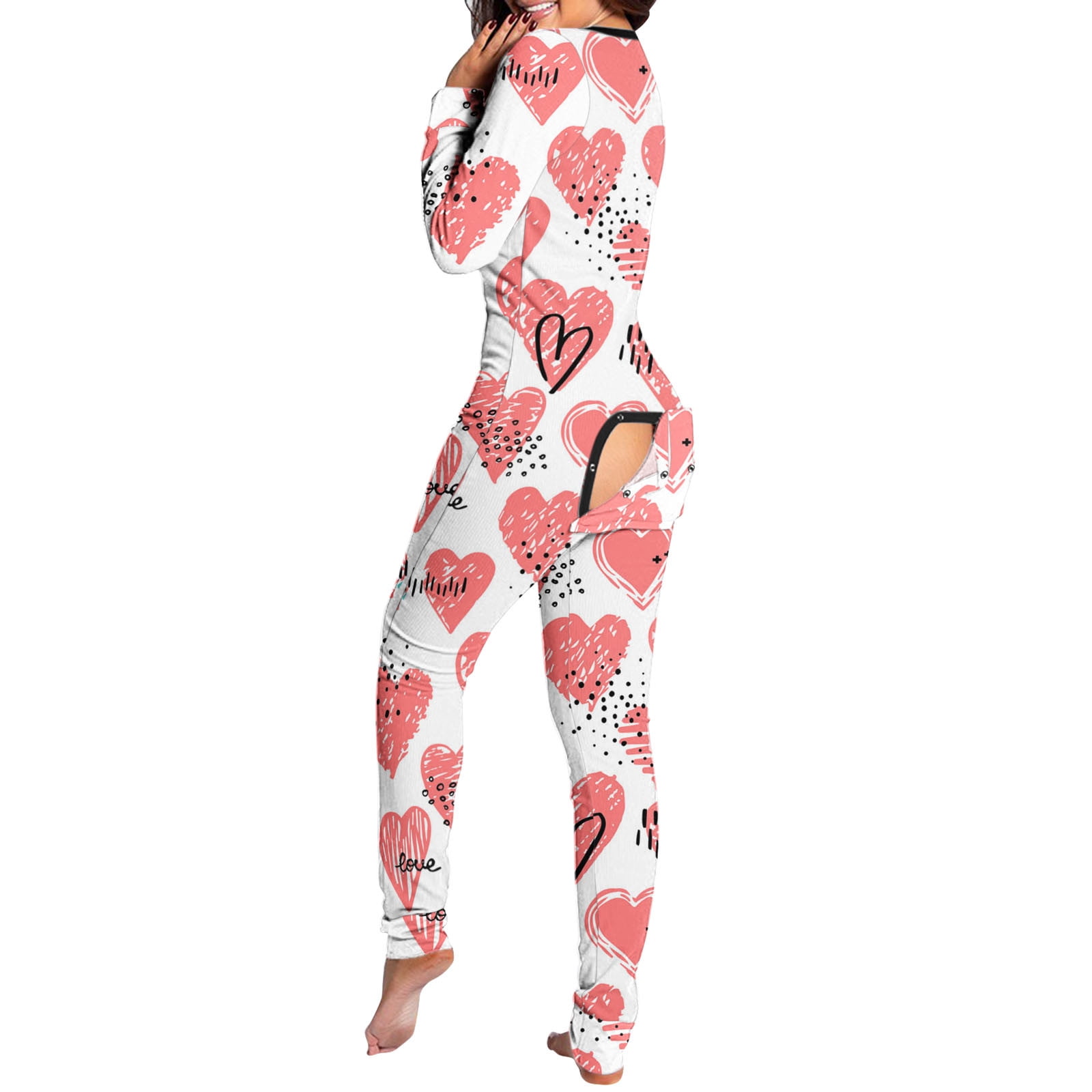 Shiusina Pajamas For Women Women's Button-Down Print Functional ...