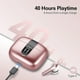 thumbnail image 2 of Kabellose Kopfhrer, in Ear Wireless Kopfhrer Mit Mikrofon, 40h Spielzeit Ipx7 Wasserdicht Usb C Bluetooth Kopfhrer Sport (rosgold) Hy, 2 of 5