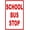 Warning Sign 3, variant on School Bus Stop Sign 8"x12" - Tin Metal Vintage Decor for School Zone, Residential Road, Home Farm Bar Coffee Shop Club