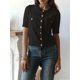 thumbnail image 5 of Cárdigan de Otoño para Mujer, y Elegante, con Doble Bolsillo y Botones Metálicos, de Punto y Cuello Redondo. Negro L, 5 of 6