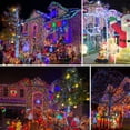 thumbnail image 3 of Cadena de luces solares navideñas para exteriores, deslumbrante, 400 LED, 3 of 7