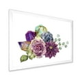 thumbnail image 2 of Designart 'Bouquet of Succulents Eucalyptus With Flowers' Traditional Framed Art Print, 2 of 4