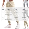 thumbnail image 2 of Guluxicc Men's Cargo Pants with Multi Pocket Elastic Waist Drawstring Jogger Trousers for Running Everyday Fall Winter, 2 of 8