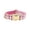 Light pink, variant on JOLLGII Personalized Plaid Dog Collar With Custom Name and Phone Number, Adjustable Nylon Collar For Small Medium Large Dogs, Engraved Buckle Plate, Soft Woven Patterned Fabric(XS,Light Green)