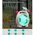 thumbnail image 5 of Garden Watering Household 35m Hose Car Handheld Wall-Mounted Multifunctional Flower Sprinkler Water Gun Watering Hose Car (Blue), 5 of 8