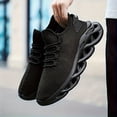 thumbnail image 1 of Mens Plus Size Stylish Woven Knit Sneakers - Fashion-Forward & Breathable Design - Non-Slip, Comfortable, Perfect for Outdoor Adventures, 1 of 5