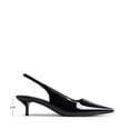 thumbnail image 2 of DREAM PAIRS Women's Kitten Heels Slingback Low Closed Toe Comfortable Pumps Pointed Toe Wedding Party Elegant Dress Shoes, 2 of 8