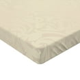thumbnail image 2 of Ambesonne Victorian Fitted Sheet, Monochrome Damask, Twin Size, Cream, 2 of 3