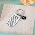 thumbnail image 6 of New Dad Gift Keychain for Men Him New Daddy to Be Gifts for Husband Boyfriend from Wife New Mommy Baby Announcement Pregnancy, 6 of 7
