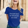 thumbnail image 2 of Women's Funny Graphic T-Shirts Sarcastic Novelty Tees with Humorous Sayings for Casual Wear, 2 of 5