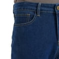 thumbnail image 5 of Coevals Club Men's Straight Leg Classic 5-Pocket Casual Work Jeans 32L 4# Dark Stonewash 42, 5 of 7