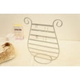 thumbnail image 3 of Mango Steam Metal Harp Stud Earring Jewelry Organizer, Display Stand, Storage, Gift (Silver), 3 of 4