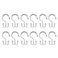 thumbnail image 3 of MTFun Bathroom Shower Rustproof Curtain Rings Stainless Steel Curtain Hooks Roller Glide Shower Hook Ring for Bathroom Window Shower Rods Curtains, 3 of 9