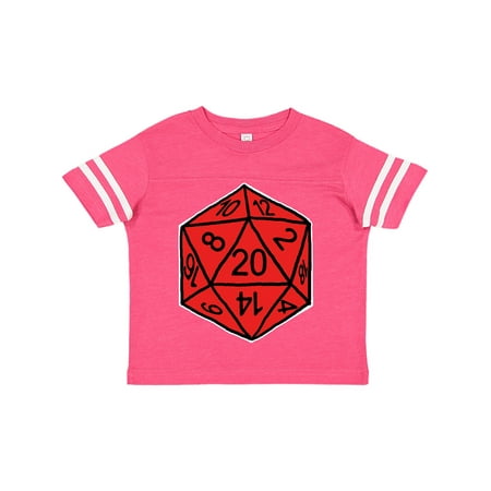 

Inktastic Red 20 Sided Dice Gift Toddler Boy or Toddler Girl T-Shirt
