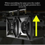 GasOne High Pressure Double Propane Burner for Outdoor Cooking, Camping, Tailgating, Seafood Boil, Home Brewing