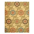 thumbnail image 1 of EORC OS5082IV 5.25 x 7.25 ft. Velur Nylon Ivory Mandana Rug, 1 of 5