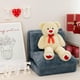 thumbnail image 4 of Peluche con forma de oso de peluche HollyHome, 90 cm, con corazón rojo, 4 of 9