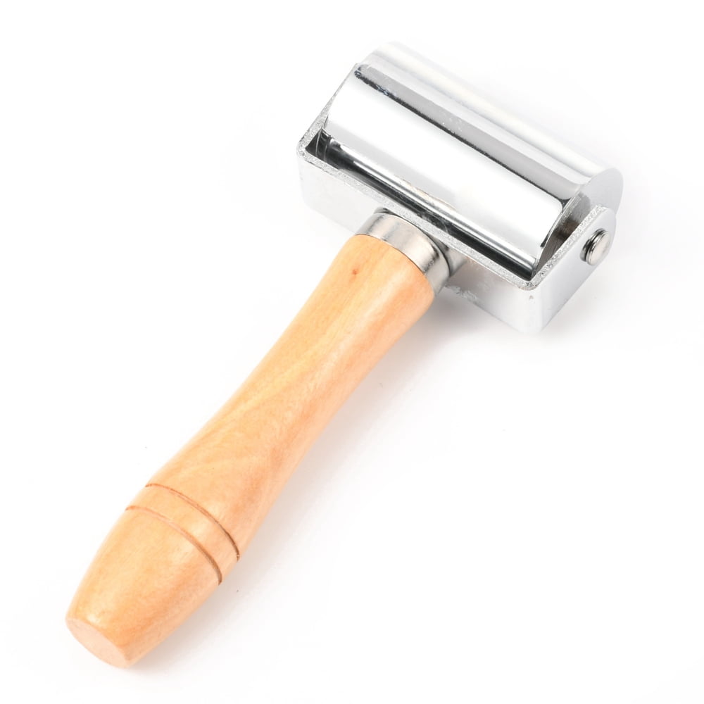 Leather Glue Edges Laminating Roller Craft DIY Handmade Crease Tool Leather Craft Roller BurlyWood 157x73.5mm