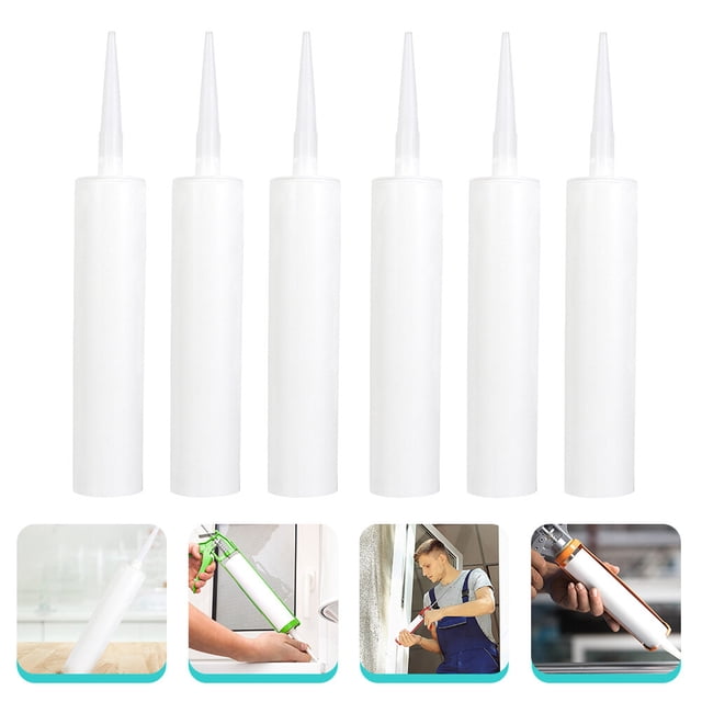 BALAHAPY 6Ud Vacíos De Silicona Para Sellar Grietas En Hogar Con Uso Y Fácil Aplicación