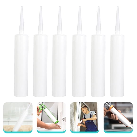 BALAHAPY 6Ud Vacíos De Silicona Para Sellar Grietas En Hogar Con Uso Y Fácil Aplicación