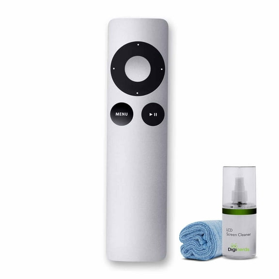 Apple TV Remote for Apple TV 3rd Generation and 2nd Generation Bundle with Cleaning Kit
