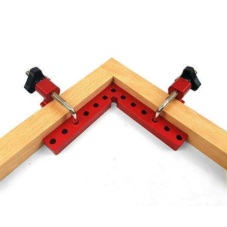 

Windfall Woodworking Precision Clamping 90 Degree Square L-Shaped Auxiliary Fixture Splicing Board Positioning Panel Fixed Clip Carpenter Square Ruler Woodworking Tool - 100mm/120mm/140mm