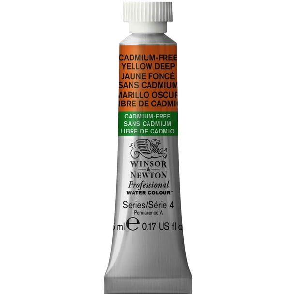 Pintura Acuarela Winsor & Newton Amarillo Profundidad sin Cadmio 5 ml