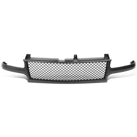 2006 Chevy Silverado Blower Motor For 1999 to 2006 Chevy Suburban 1500 Tahoe Silverado Badgeless Fence Style Matte Black Front Upper Bumper Mesh Grille Frame 00 01 02 03 04 05 ()