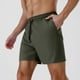 thumbnail image 1 of pstuiky Pantalones cortos de entrenamiento para hombre, Pantalones cortos casuales de verano para hombre, de color liso, con cintura elástica y bolsillo con cordón. Pantalones cortos de golf, 1 of 6