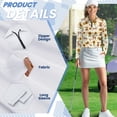 thumbnail image 6 of Yuyamidu Highland Cow Women Golf Shirt Horse Long Sleeve Shirts Comfy Quarter Zip Tennis Shirt Lightweight Golf Clothes Size M, 6 of 8