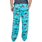 Lazy One Mens Novelty Pajama Pants – Funny Cotton Sleep Pants with Elastic Waistband & Pockets, Bite Me Shark, Xx-large