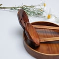 thumbnail image 6 of Unique Bargains 2pcs Wooden Spoon, Colander Spoon 7.5" Handle, Kitchen Cookware Tools, 6 of 7