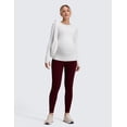 thumbnail image 3 of CRZ YOGA Womens Butterluxe Maternity Leggings over the Belly 28 Inches Pregnancy Pants, 3 of 6