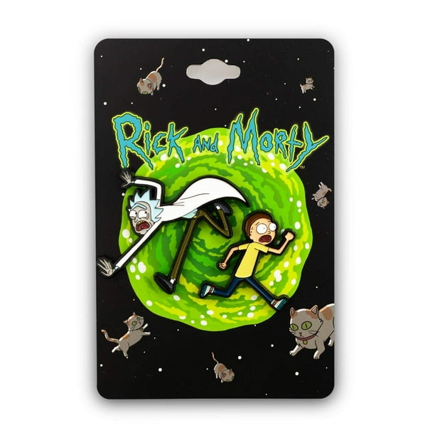 Alfiler esmaltado Collectibles Rick and Morty de 5 cm con caja exclusiva