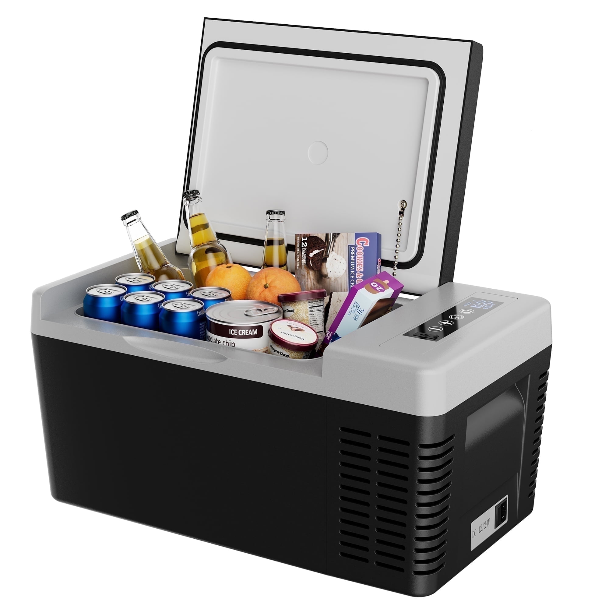 SIMZLIFE 12 Volt Car Refrigerator, 22 Quart Portable