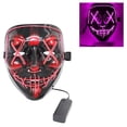 thumbnail image 1 of Máscara emisora de luz de Halloween Black V con Blood Horror Led Mask Ghost Face El Fluorescent Atmosphere Atrezzo - verde fluorescente-Dontodent Kuyhfg Sin marca, 1 of 5
