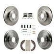 thumbnail image 1 of CMX Front Rear Disc Brake Rotors Ceramic Pads and Drum Kit (7Pc) for Car 2015 Honda Civic LX with Manual transmission K8C-102271, 1 of 11