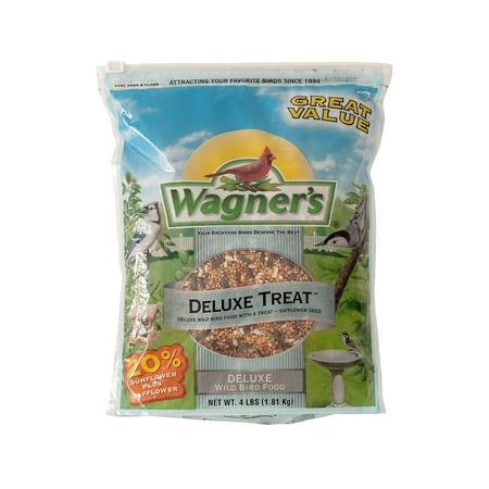 Wagner's 62067 Deluxe Treat Blend Wild Bird Food, 4 Pound (Pack of 1) SHC9