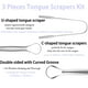 thumbnail image 2 of Raspador de lengua con estuche, paquete de 3, limpiador de lengua para adultos y niños, raspador de lengua de metal de acero inoxidable que reduce el mal aliento, 2 of 7