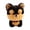 Black, variant on Fluffy Puppy Plush Doll Soft Cute Lifelike Puppy Stuffed Animal with Pendant Portable Small Dog Plush Toy Gift for Birthday Home Desk Decor